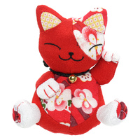 Brelok kot Maneki Neko