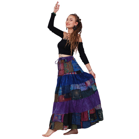 Tajlandia Spódnica Patchwork