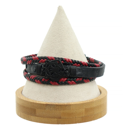 Bransoletka skórzana symbol