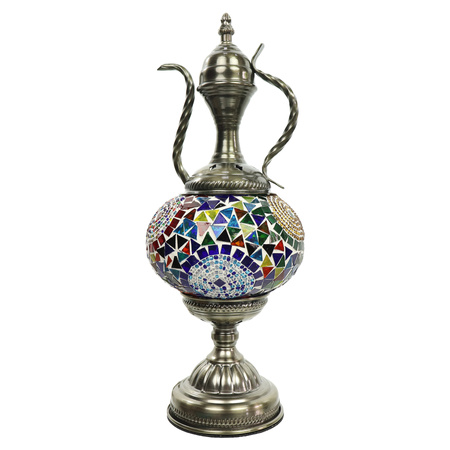 Lampa mozaikowa w kształcie wazy - duża