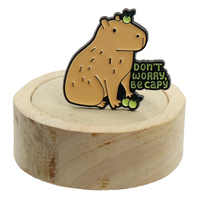 Przypinka metalowa - Kapibary