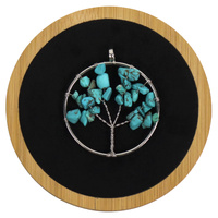 Druciany wisiorek drzewo