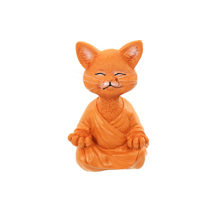 Figurka medytujący kot