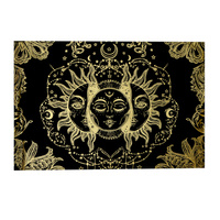 Słońce i księżyc w czerni