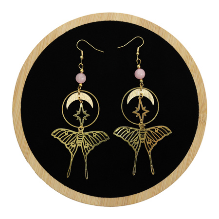 Kolczyki blaszane motyle