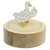 Przypinka metalowa - Kaczki