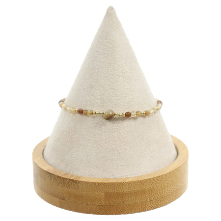 Bransoletka delikatna kamień