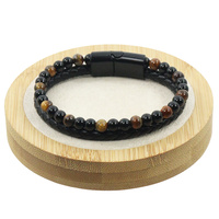 Męska bransoletka z kamieniami