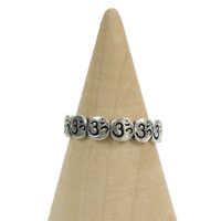 Pierścionek indyjski z symbolem OM