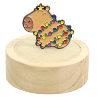 Przypinka metalowa - Kapibary