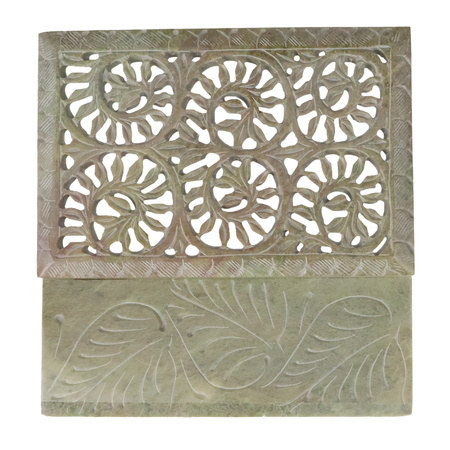 Szkatułka z kamienia mydlanego