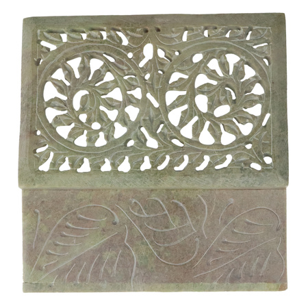 Szkatułka z kamienia mydlanego