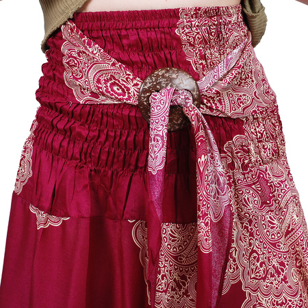 Spódnica wzorzysta wiązana