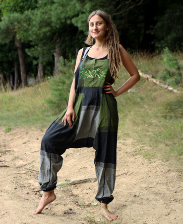 Nepal szarawary ogrodniczki