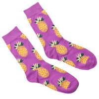 Kolorowe skarpetki za kostkę - owoce