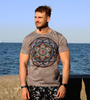 T-Shirt męski hippie OM-MANDALA