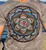 T-Shirt męski hippie OM-MANDALA