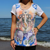 T-Shirt damski hippie LORD OF GANESH