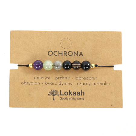 Bransoletka z kamiennych kulek – Amulet
