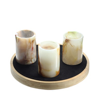 Świecznik onyksowy duży