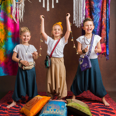 Szarawary-alladynki DZIECIĘCE marina