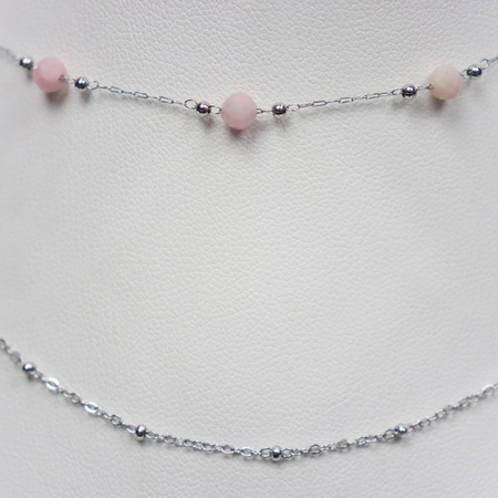 Łańcuszek z kamiennymi kulkami