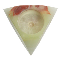 Świecznik onyksowy trójkąt