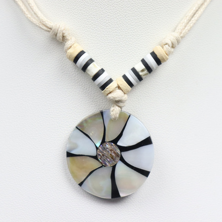 Naszyjnik mozaika z masy perłowej