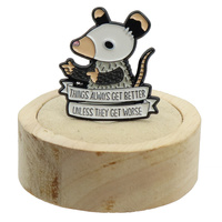 Przypinka metalowa - Zwierzaki