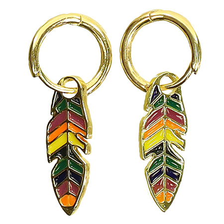 Wiszące kolczyki tropikalne