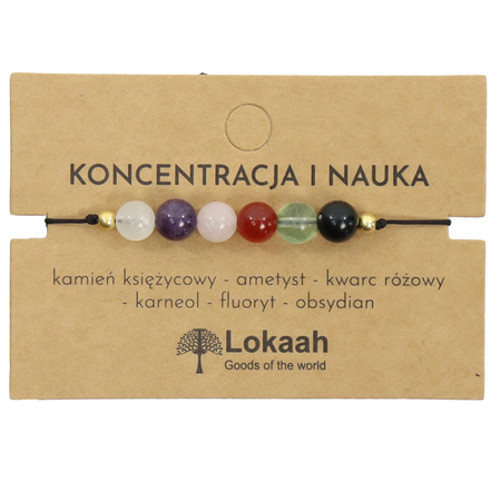 Bransoletka z kamiennych kulek – Amulet