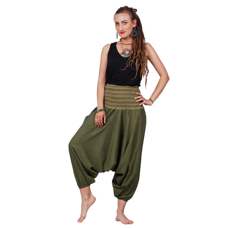 Nepal szarawary jednokolorowe