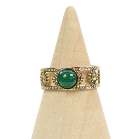 Pierścionek z motywem słońca