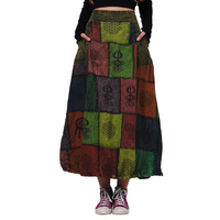 Tajlandia Spódnica Patchwork