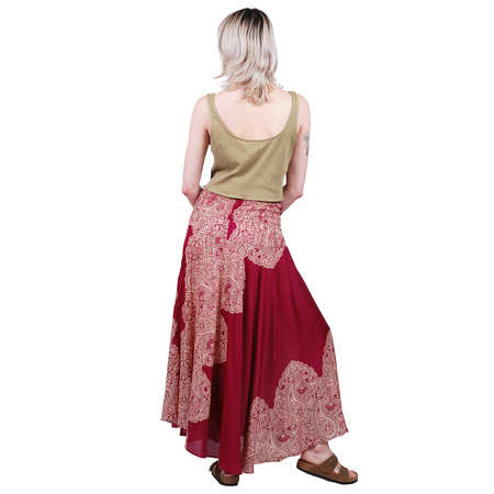 Spódnica wzorzysta wiązana