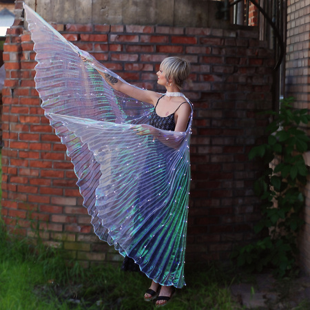 Skrzydła do tańca LED