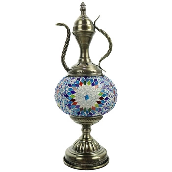Lampa mozaikowa w kształcie wazy - duża